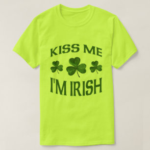 Camiseta Beije-me que eu sou irlandês