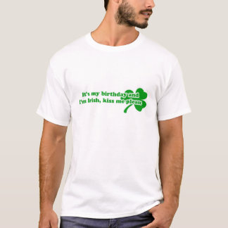 Camiseta Beije-me que eu sou irlandês