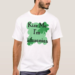 Camiseta Beije-me que eu sou lituano
