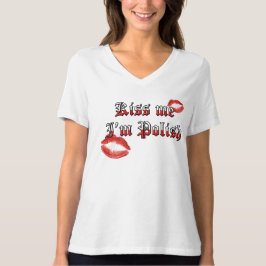 Camiseta Beije-me que eu sou polonês