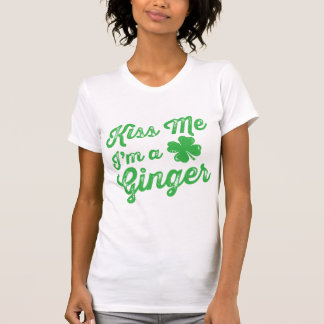 Camiseta Beije-me que eu sou um gengibre!