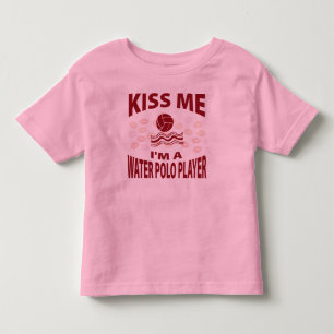Camiseta Beije-me que eu sou um jogador do pólo aquático