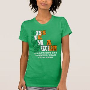 Camiseta Beije-me que eu sou um Leprechaun