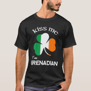 Camiseta Beije-me, sou a Rua de Shamrock Granada de Granada
