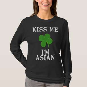 Camiseta Beije-me, sou asiático para Ruas.