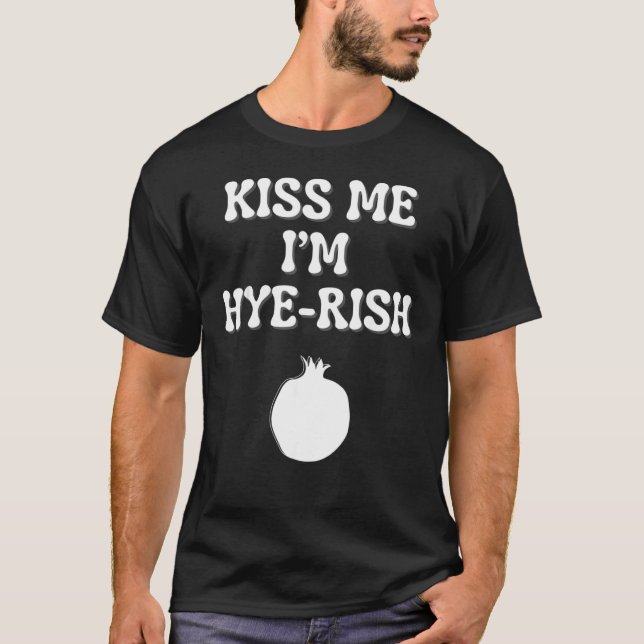 Camiseta Beije-me Sou Hierish (Irlandês) Armenian St Patric (Frente)