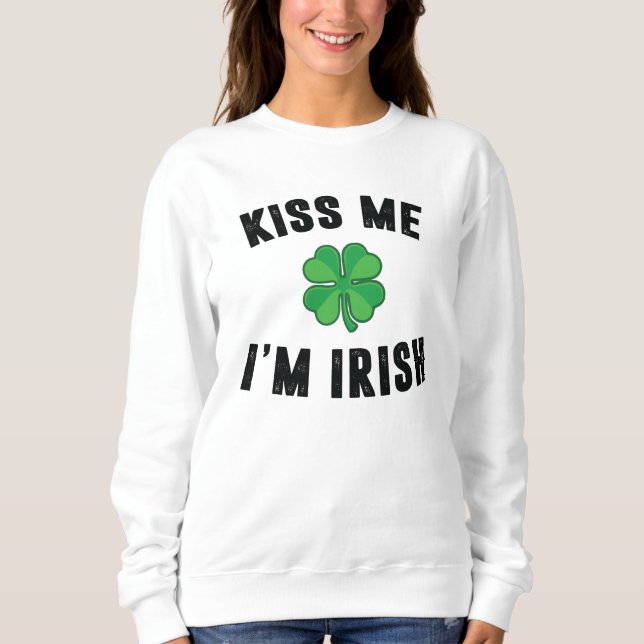 Camiseta Beije-me, sou irlandês (Frente)