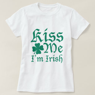 Camiseta Beije-me, sou irlandês