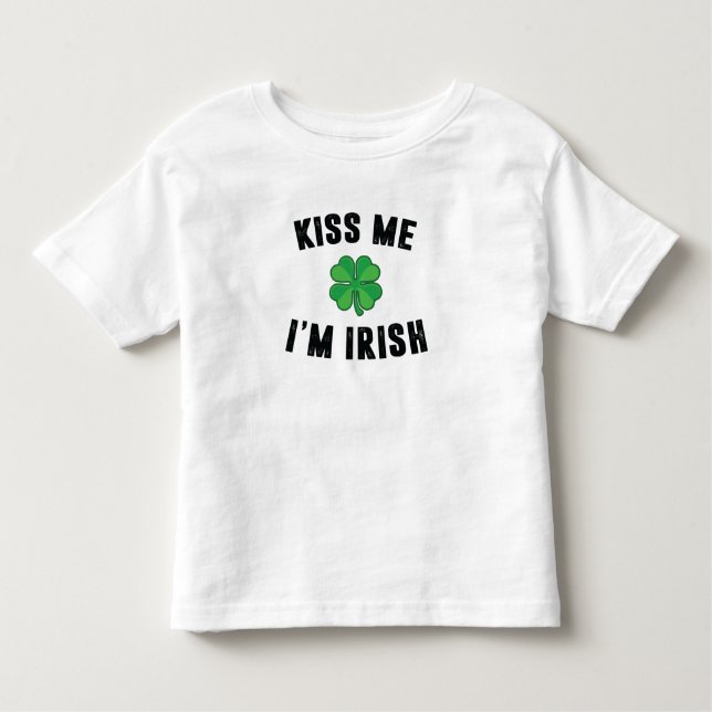 Camiseta Beije-me, sou irlandês (Frente)
