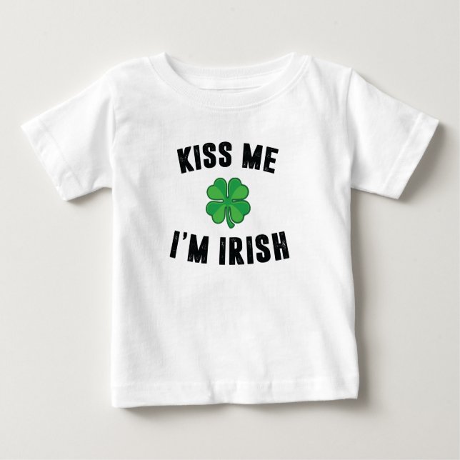 Camiseta Beije-me, sou irlandês (Frente)