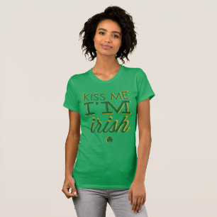 Camiseta Beije-Me Sou Irlandês