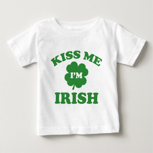 Camiseta Beije-me, sou irlandês (Frente)