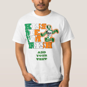 Camiseta Beije-me, sou irlandês