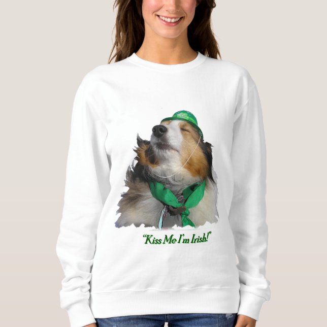 Camiseta "Beije-me, sou irlandês!" (Frente)