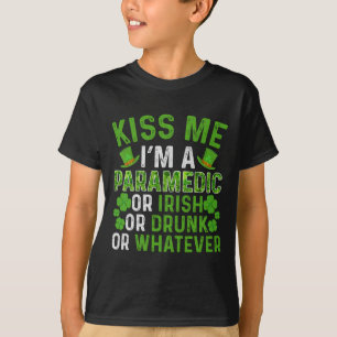 Camiseta Beije-me, Sou Irlandês, Bêbado, O Que Quer Que Sej