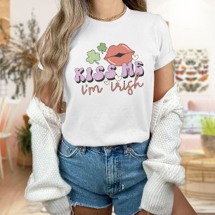 Camiseta Beije-me Sou Irlandês - Dia dos Patricks