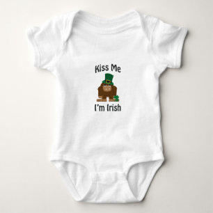 Camiseta Beije-me, sou irlandês Pé Grande