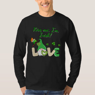 Camiseta Beije-me, sou irlandesa
