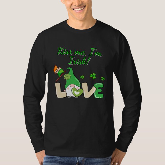 Camiseta Beije-me, sou irlandesa (Frente)