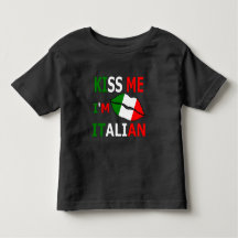 Camiseta 'Beije-me, sou italiano' - Bodysuit para