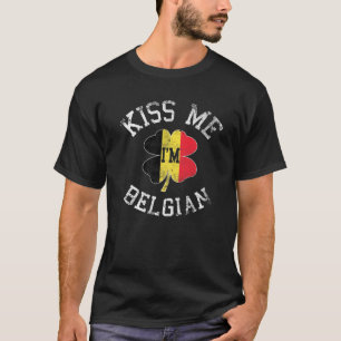 Camiseta Beije-me, sou Rua Belga Engraçada.