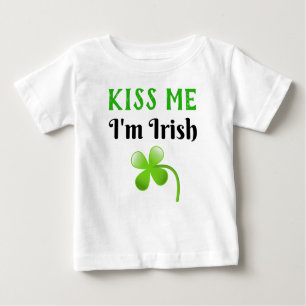 Camiseta Beije-me, sou Rua irlandesa.