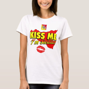 Camiseta Beije-me, sou siciliano