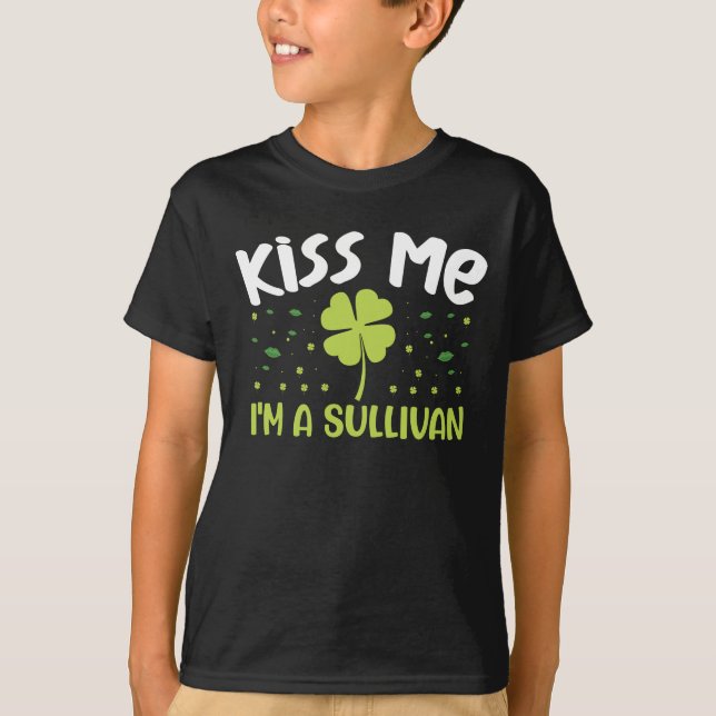 Camiseta Beije-me Sou Sullivan - Sobrenome Sullivan (Frente)