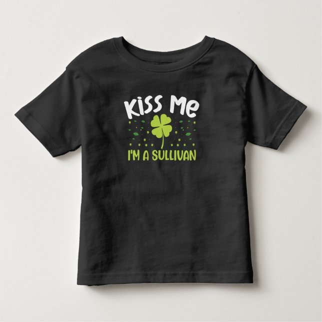 Camiseta Beije-me Sou Sullivan - Sobrenome Sullivan (Frente)