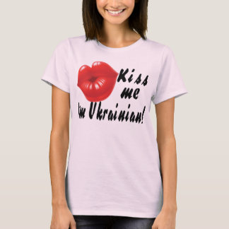 Camiseta Beije-me, sou ucraniano!