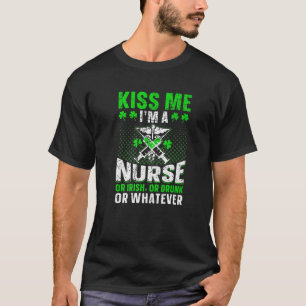 Camiseta Beije-me, sou uma Rua de Enfermeira.