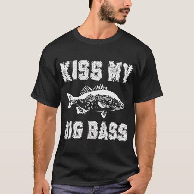 Camiseta Beije Meu Grande Pesca de Robalo (Frente)