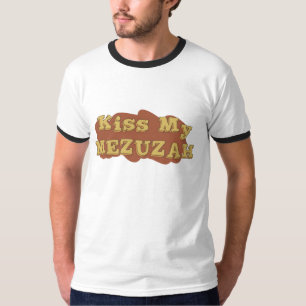 Camiseta Beije meu mezuzah - humor hebreu judaico