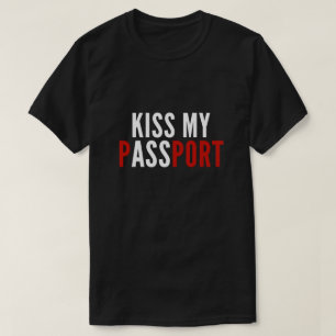 Camiseta Beije meu passaporte
