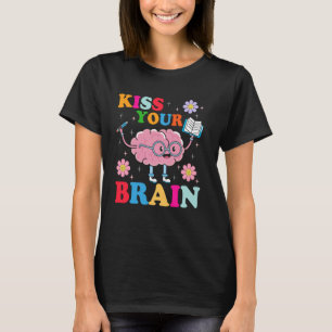 Camiseta Beije Seu Cérebro Especial Educando Professores Ho