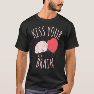 Camiseta Beije Seu Professor De Coração Cerebral