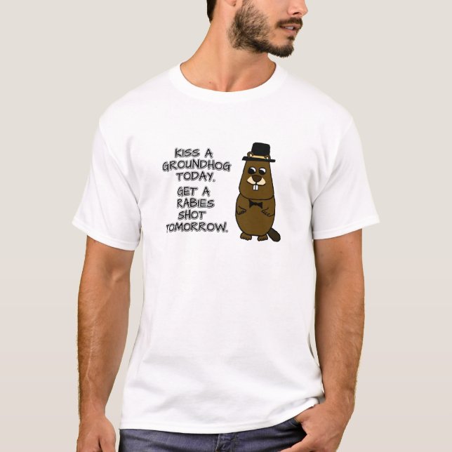 Camiseta Beije uma moto hoje. Amanhã, pegue uma dose de rai (Frente)