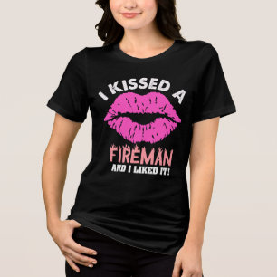 Camiseta Beijei Um Bombeiro E Gostei Dele