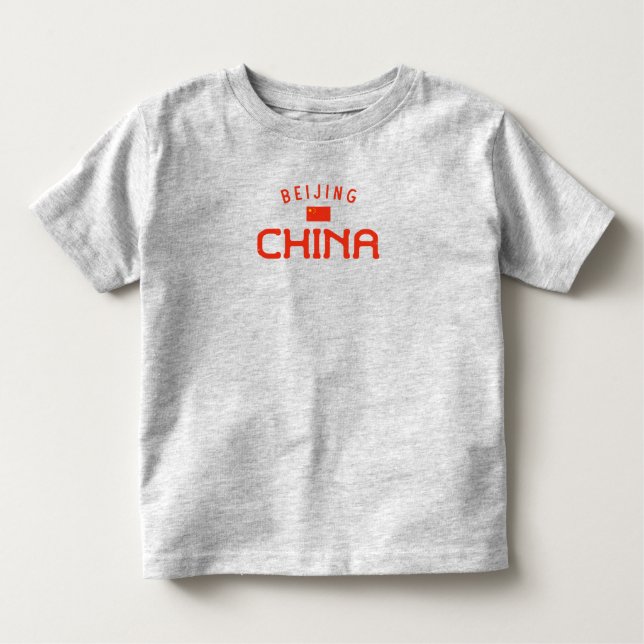Camiseta Beijing China, que se aflige (Frente)