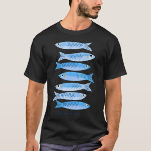 Camiseta Beijo beijo sardinhas