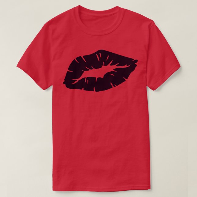 Camiseta Beijo De Batom Puro E Bonito E Poderoso Feminino (Frente do Design)