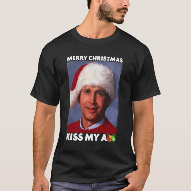 Camiseta Beijo de Feliz de Natal (Frente)