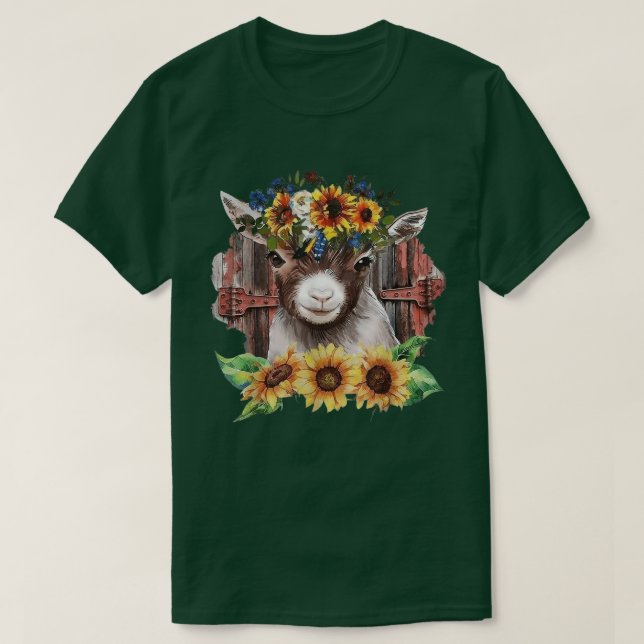 Camiseta Beijo de girassol Fazenda (Frente do Design)