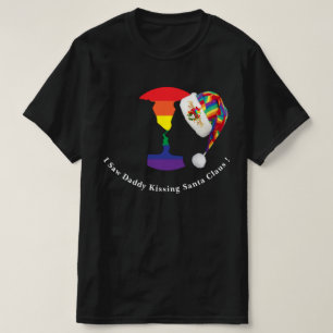 Camiseta Beijo de Natal Gay