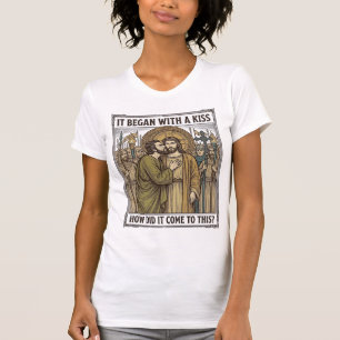 Camiseta Beijo de Traição Bíblico Vintage