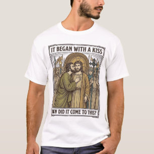 Camiseta Beijo de Traição Bíblico Vintage