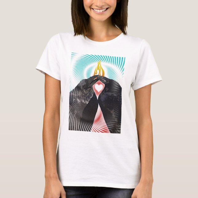 Camiseta beijo do corvo (Frente)