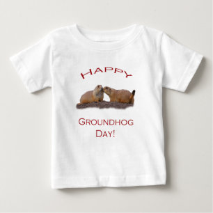 Camiseta Beijo do dia de Groundhog