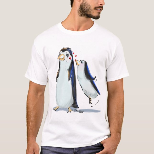 Camiseta Beijo do pinguim (Frente)