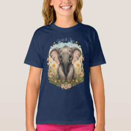 Camiseta Beijo-Elefante Cachorro Febre